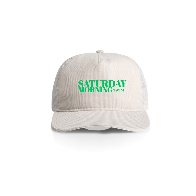 green logo hat
